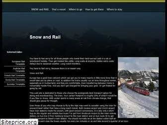 snowandrail.com