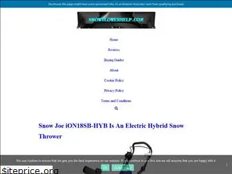 snowblowerhelp.com