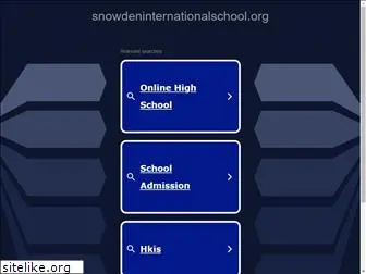 snowdeninternationalschool.org