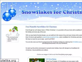 snowflakesforchristmas.com