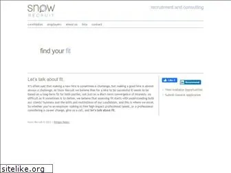 snowrecruit.com
