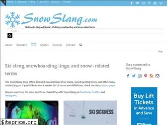 snowslang.com