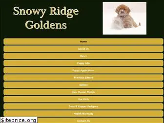 snowyridgegoldens.com