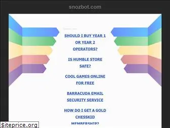 snozbot.com