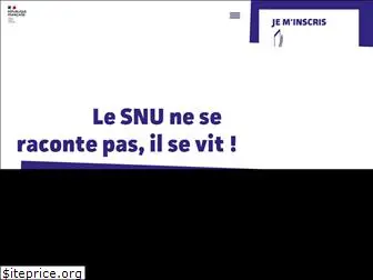 snu.gouv.fr