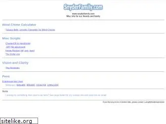 snyderfamily.com