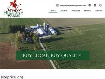 snyderheritagefarms.com