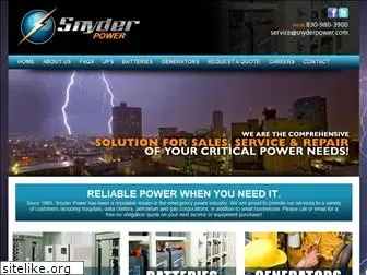 snyderpower.com