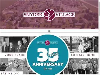 snydervillage.com