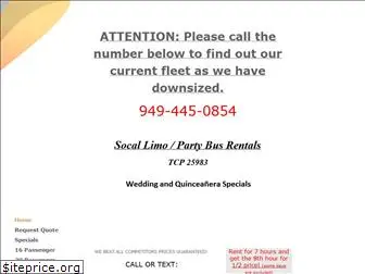 socallimousinerentals.com