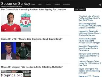 socceronsunday.com