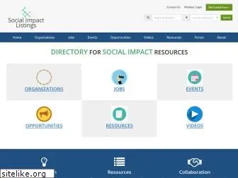 socialimpactlistings.com