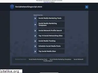 socialnetworkingscript.store