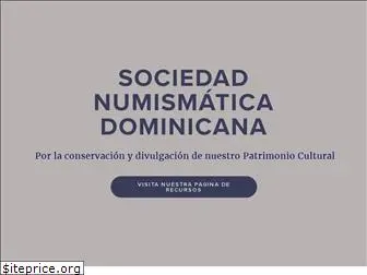 sociedadnumismaticadominicana.org