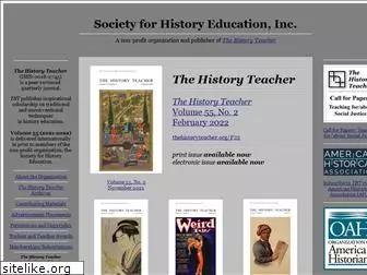 societyforhistoryeducation.org