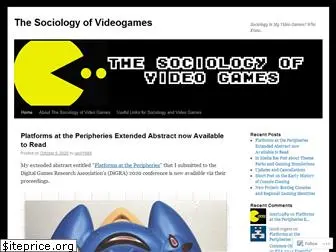 sociologyofvideogames.com