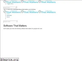 software-that-matters.com