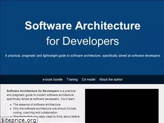 softwarearchitecturefordevelopers.com