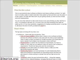 softwarearchitecturenotes.com