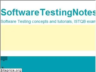 softwaretestingnotes.com