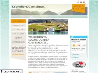 sognefjord-gjestehus.no