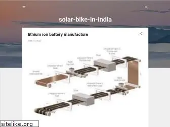 www.solar-bike-in-india.blogspot.com