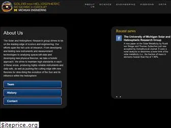 solar-heliospheric.engin.umich.edu