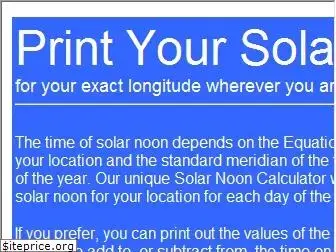 solar-noon.com