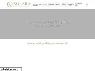 solaracustomdoorsandlighting.com