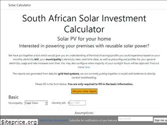 solarcalculator.co.za