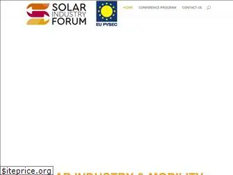 solarindustryforum.com