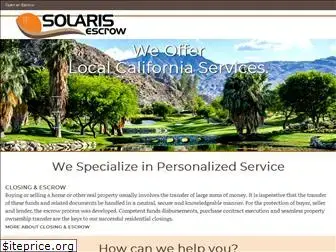 solarisescrow.com