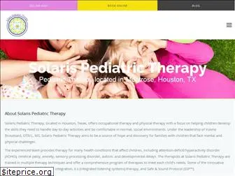 solarispediatrictherapy.com