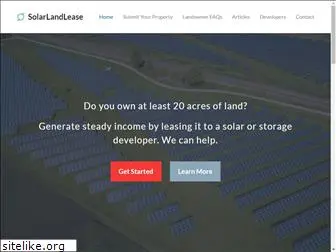 solarlandlease.com