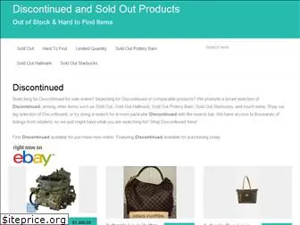 soldoutanddiscontinuedsproducts.com