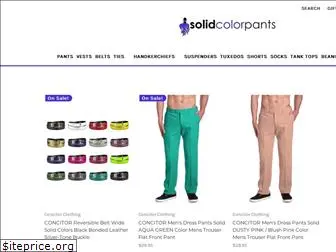 solidcolorpants.com