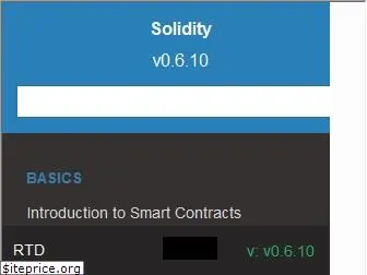 solidity.readthedocs.io