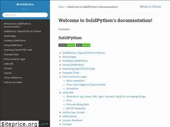 solidpython.readthedocs.io