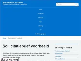 sollicitatiebriefvoorbeeld.nl