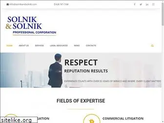 solnikandsolnik.com