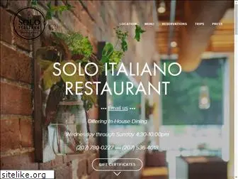 soloitalianorestaurant.com