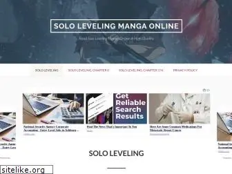 sololevelingmangaonline.com