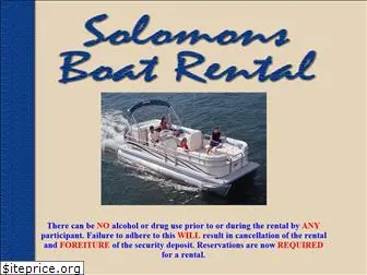 solomonsboatrental.com