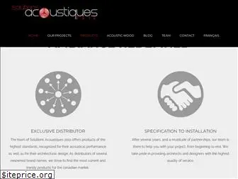 solutionsacoustiques.com