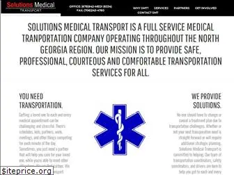 solutionsmedicaltransport.com