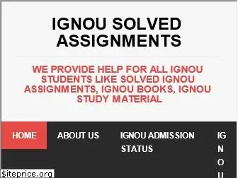 solvedignouassignments.com