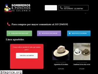 sombrerosyponchosdecolombia.com