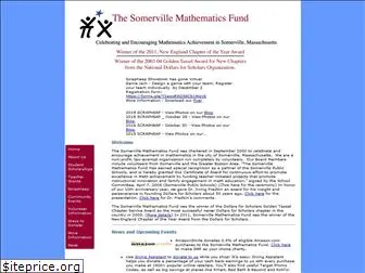 somervillemathematicsfund.org