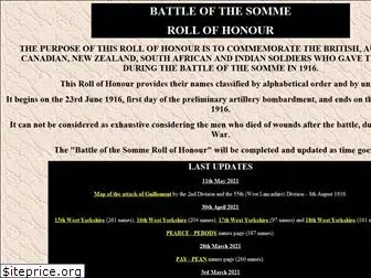 somme-roll-of-honour.com