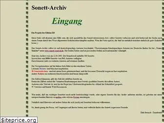 sonett-archiv.com